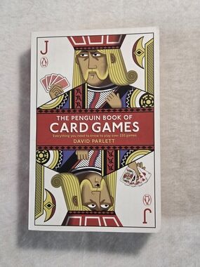 ☀️The Penguin Book of Card Games by David Parlett Over 250 Card Games